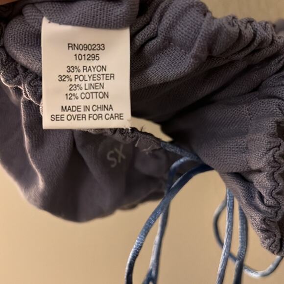 Kendall & Kylie Periwinkle Tie Crop Top Size XS - Picture 7 of 7